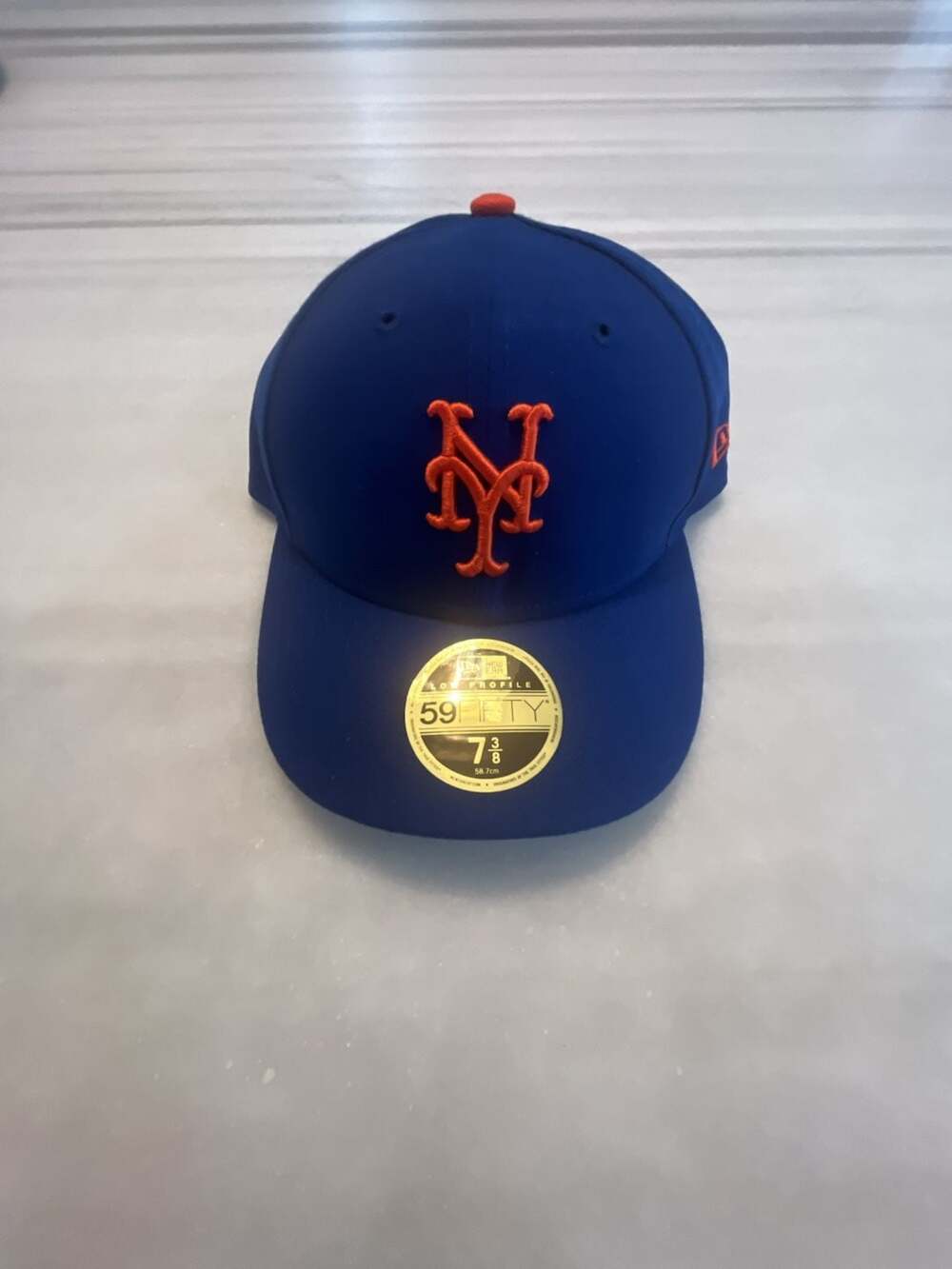 New Era New York Mets Low Profile 59FIFTY Fitted Hat Size 7 3/8